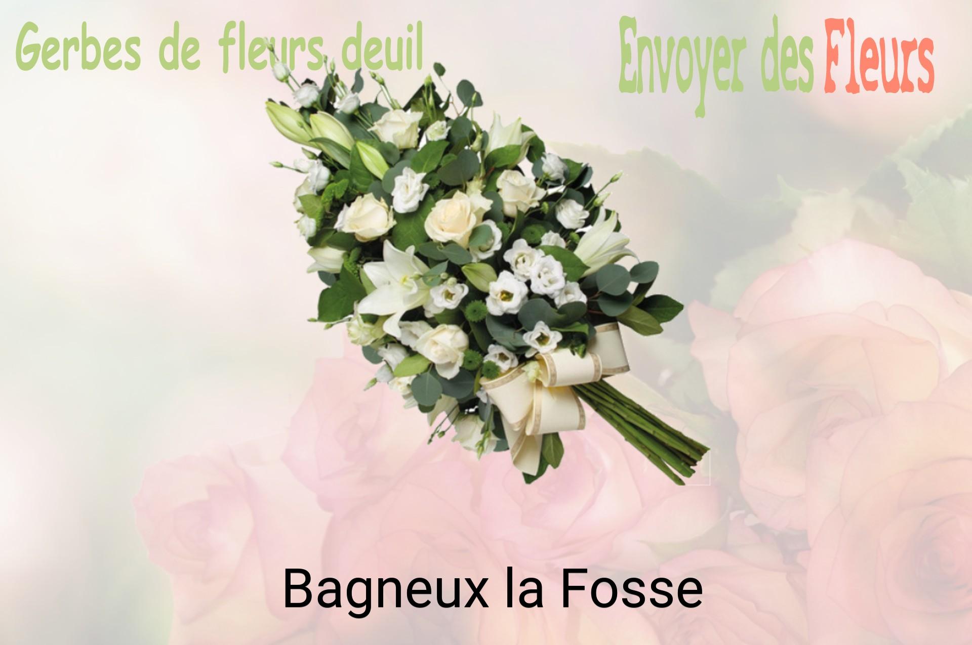 Gerbe de fleurs de deuil livrée à Bagneux-la-Fosse